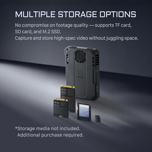 Tilta Khronos Cooling Storage System Compatible with iPhone 15/16 Pro & Pro Max – Black | MagSafe Mount, SD/TF/M.2 SSD Support, 310MB/s Transfer, USB-C PD 100W, Silent Cooling in Saudi Arabia