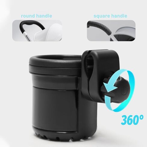 Baby Stroller Cup Holder with Hooks Phone Holder Baby Travel Essential Universal Stroller Accessories Attachment Bike Wheelchair in Kuwait
