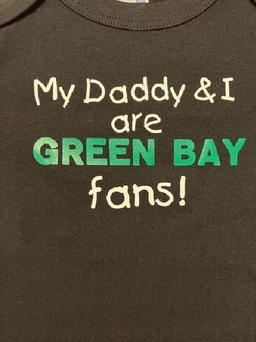 Green Bay baby onesie ® football bodysuit infant one piece shower gift clothes clothing in Saudi Arabia