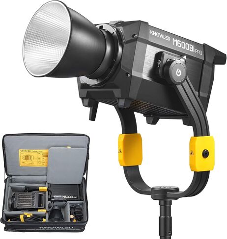 طقم إضاءة LED أحادية اللون من Godox KNOWLED M600Bi Pro، إضاءة استوديو 600 وات مع 2800-6500K CCT، مقاومة للطقس IP54، تحكم DMX/CRMX/بلوتوث، 11 وضعًا FX، مع عاكس ووحدة تحكم وحقيبة حمل in Saudi Arabia
