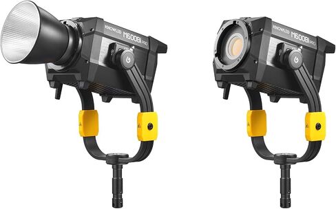 طقم إضاءة LED أحادية اللون من Godox KNOWLED M600Bi Pro، إضاءة استوديو 600 وات مع 2800-6500K CCT، مقاومة للطقس IP54، تحكم DMX/CRMX/بلوتوث، 11 وضعًا FX، مع عاكس ووحدة تحكم وحقيبة حمل in Saudi Arabia