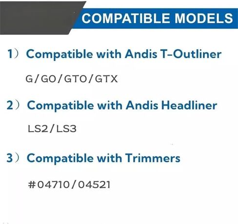 شفرات T متوافقة مع Andis 04710، 04521، 04775، متوافقة مع GTX GTO Clipper in Kuwait
