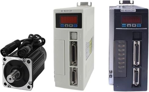 1PCS 90ST-M02430 AASD-15A 220V ACServo Motor 3000RPM 2.4 N.M. 0.75KW servomotor Single-Phase ac Drive Permanent Magnet Matched Driver(with blackRS485) in Saudi Arabia