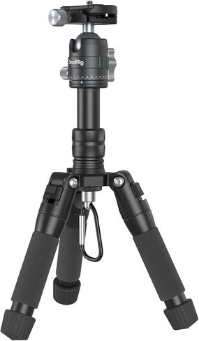 SmallRig VT-20Pro 21.2"/ 53.8cm Mini Tripod for Camera and Phone, Aluminum Alloy Small Desktop Tripod with 360° Ball Head, Table tripods Load Up to 11lb / 5kg in Saudi Arabia