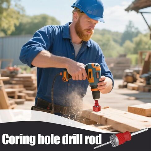 Hole Saw Arbor Pilot Drill bit 5/8" Hex Shank Quick Release Rod Coring Hole Drill Rod Hole Saw for Wood, PVC, Plastic, Metal Gypsum Boards.16Mm in Saudi Arabia