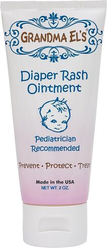 Grandma El’s Diaper Rash Ointment – Gentle Protection & Relief for Baby’s Delicate Skin – Pediatrician-Approved Moisturizing Barrier – Safe for Cloth & Disposable Diapers – 3.75 oz Jar in Saudi Arabia