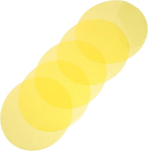 VOSAREA 5pcs Light Diffuser Film: Self-adhesive Warm Light Correction Film For Lamps - Color-changing Gel Sheet For Home Decor - Pet Lighting Filter in Saudi Arabia