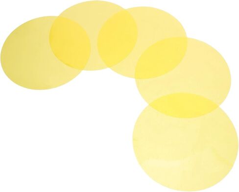 VOSAREA 5pcs Light Diffuser Film: Self-adhesive Warm Light Correction Film For Lamps - Color-changing Gel Sheet For Home Decor - Pet Lighting Filter in Saudi Arabia