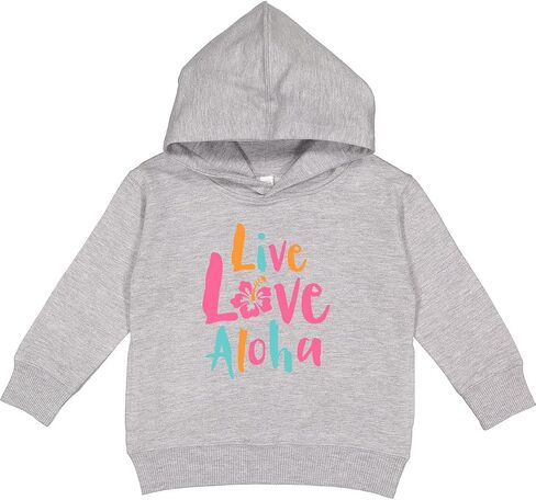inktastic Live Love Aloha Toddler Hoodie in Saudi Arabia