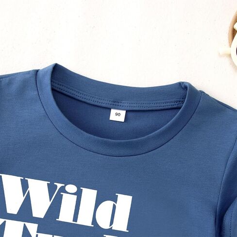 Ritatte Toddler Thanksgiving Shirt Baby Boy Wild Turkey T-Shirt Kids Fall Thankful Funny Letter Casual Short Sleeve Tees Tops in Saudi Arabia