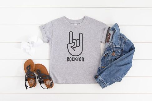 Rock On Horns - Rock 'N' Roll Infant/Toddler/Youth T-Shirt in Saudi Arabia