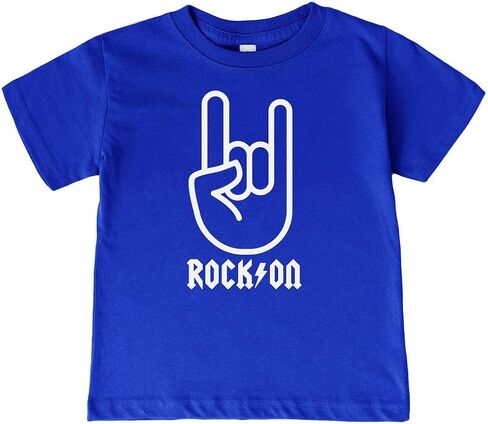 Rock On Horns - Rock 'N' Roll Infant/Toddler/Youth T-Shirt in Saudi Arabia