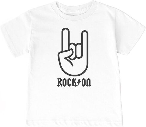 Rock On Horns - Rock 'N' Roll Infant/Toddler/Youth T-Shirt in Saudi Arabia