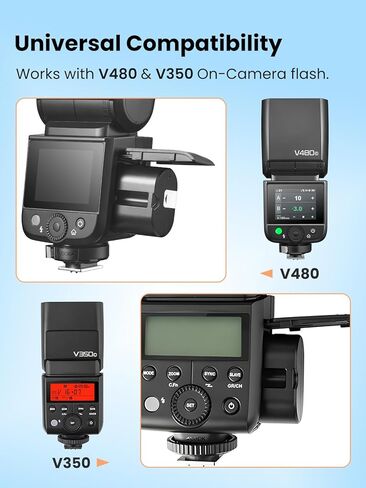 GODOX VB22 حزمة بطارية ليثيوم V480 فلاش الكاميرا، 7.2 فولت 2200 مللي أمبير قابلة لإعادة الشحن، يدعم شحن USB-C in Kuwait