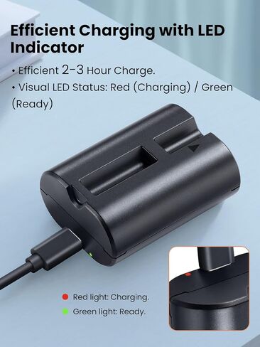 GODOX VB22 حزمة بطارية ليثيوم V480 فلاش الكاميرا، 7.2 فولت 2200 مللي أمبير قابلة لإعادة الشحن، يدعم شحن USB-C in Kuwait