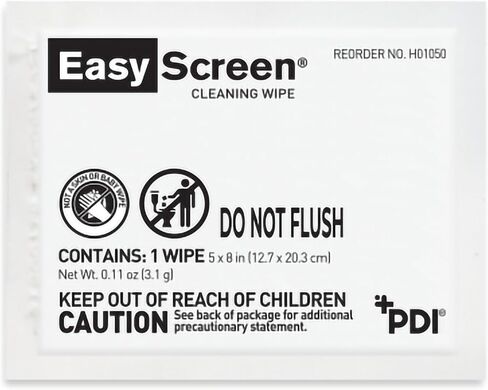 PDI Easy Screen Surface Cleaner Individual Packet Alcohol Scent 500 Ct H01050 in Saudi Arabia