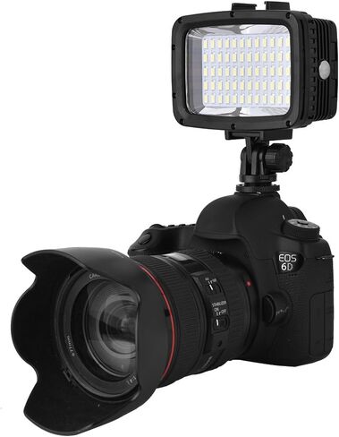 مصباح فيديو LED بطول 40 متر/130 قدم من Keenso للكاميرا، 60 مصباح LED للغوص، وضع توفير الطاقة، درجة حرارة اللون 5500 كلفن ليلاً in Kuwait