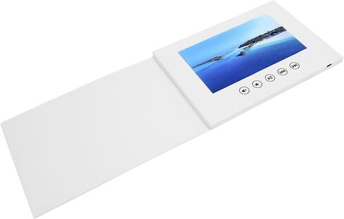 بطاقة تهنئة فيديو مع شاشة LCD ومكبر صوت مدمج - تشغيل فيديو عالي الدقة 720 بكسل، بطارية 500 مللي أمبير في الساعة، قابلة للتخصيص لحفلات الزفاف وأعياد الميلاد واحتفالات الذكرى السنوية والمناسبات الخاصة (10 بوصة) in Kuwait