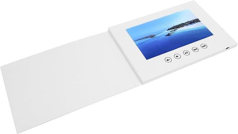 بطاقة تهنئة فيديو مع شاشة LCD ومكبر صوت مدمج - تشغيل فيديو عالي الدقة 720 بكسل، بطارية 500 مللي أمبير في الساعة، قابلة للتخصيص لحفلات الزفاف وأعياد الميلاد واحتفالات الذكرى السنوية والمناسبات الخاصة (10 بوصة) in Kuwait