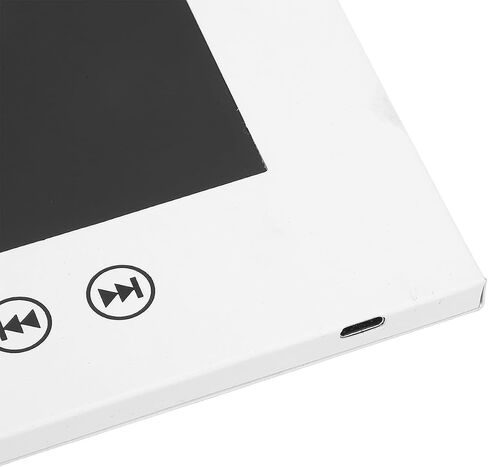 Video Greeting Card with LCD Screen and Builtin Speaker - 720P HD Video Playback, 500mAh Battery, Customizable for Weddings, Birthdays, Anniversaries, and Special Events (7inch) in Kuwait