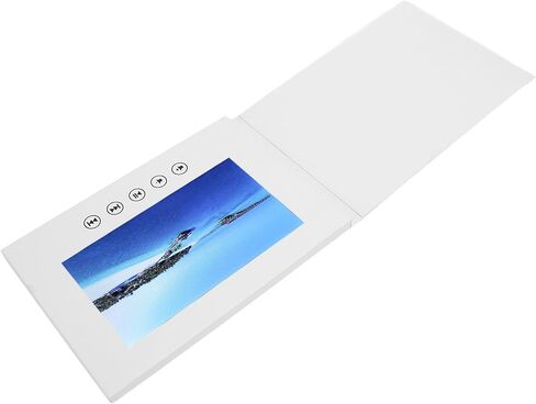 بطاقة تهنئة فيديو مع شاشة LCD ومكبر صوت مدمج - تشغيل فيديو عالي الدقة 720 بكسل، بطارية 500 مللي أمبير في الساعة، قابلة للتخصيص لحفلات الزفاف وأعياد الميلاد واحتفالات الذكرى السنوية والمناسبات الخاصة (10 بوصة) in Kuwait