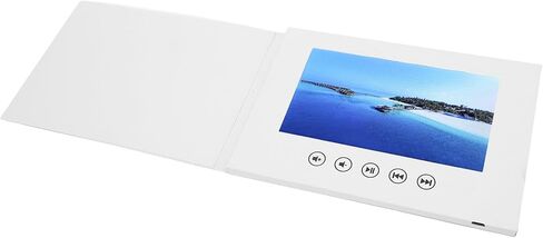 بطاقة تهنئة فيديو مع شاشة LCD ومكبر صوت مدمج - تشغيل فيديو عالي الدقة 720 بكسل، بطارية 500 مللي أمبير في الساعة، قابلة للتخصيص لحفلات الزفاف وأعياد الميلاد واحتفالات الذكرى السنوية والمناسبات الخاصة (10 بوصة) in Kuwait