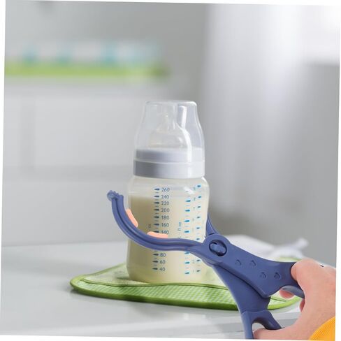2pcs Multi-Function Baby Bottle Clamp Anti-Slip Grip High-Temperature Resistant Nursing Bottle Clip for Infants Detachable Feeder Clamp in Saudi Arabia