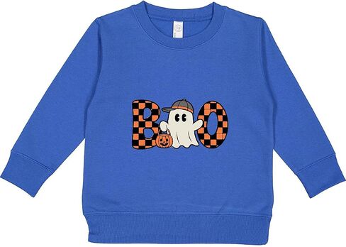 inktastic Halloween Boo Boy Ghost Toddler Sweatshirt in Kuwait