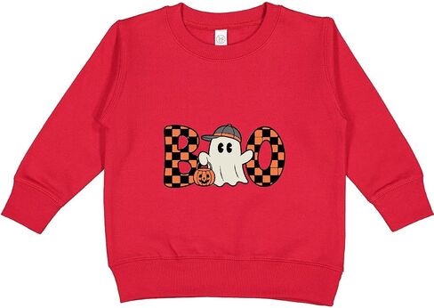 inktastic Halloween Boo Boy Ghost Toddler Sweatshirt in Kuwait