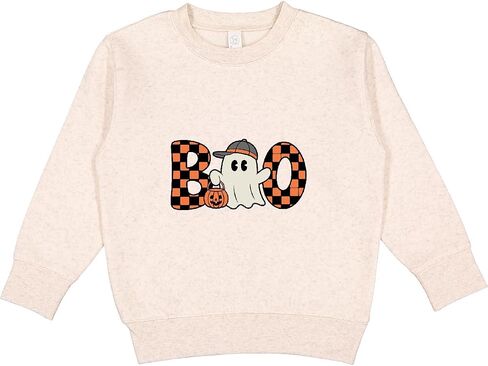 inktastic Halloween Boo Boy Ghost Toddler Sweatshirt in Kuwait