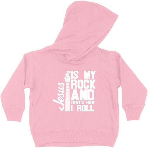 Jesus is My Rock That's How I Roll Kids Hoodie Sweatshirt Toddler in Saudi Arabia