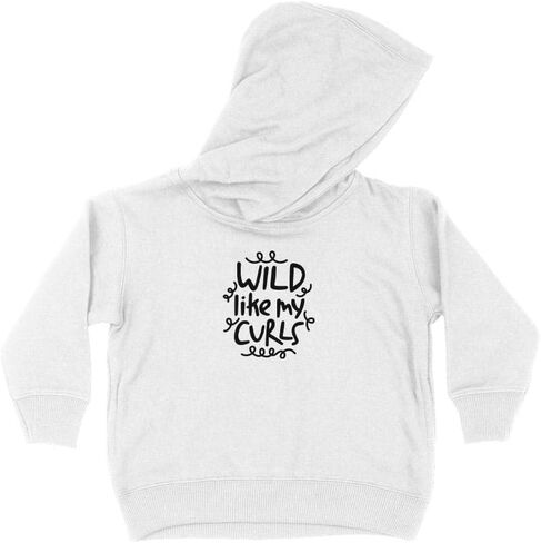 Wild Like My Curls Kids Hoodie Sweatshirt Toddler in Kuwait