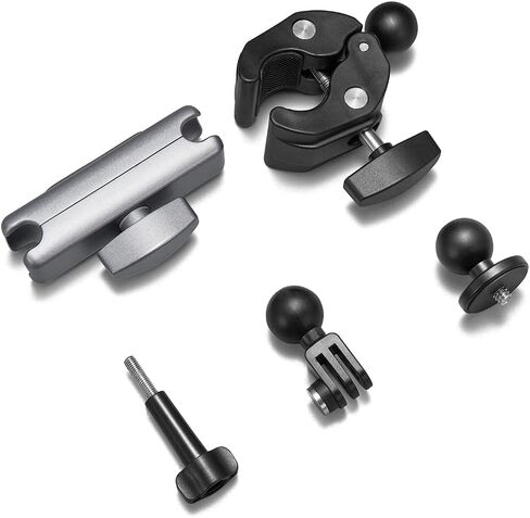 Motorcycle Mount, Sturdy & Adjustable Multi - Device Mount with Secure Clamp,for Holding Phones, Cameras During Riding, Travel, Adventure, Ensuring Stable & Convenient Use in Kuwait