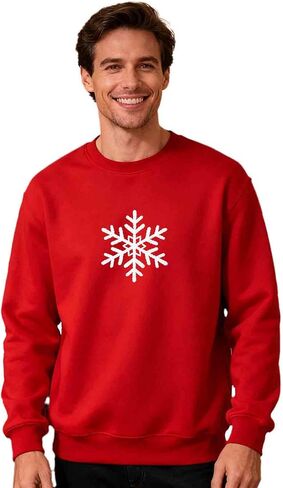 Christmas Couples Matching Sweatshirt Unisex Xmas Holiday Shirts Funny Long Sleeve Pullover Tops For His And Hers in Saudi Arabia