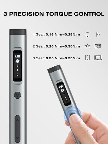 90-in-1 Mini Electric Screwdriver, SMOOTHARMOR Precision Screwdriver Set Cordless with 78 S2 Bits, 0.15-0.55 N.m Torque, Magnetic Storage, 500mAh, LED Light, Power Repair Tool Kit for Phone Laptop PS5 in Saudi Arabia