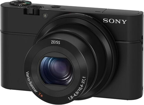 Sony RX100 20.2 MP Premium Compact Digital Camera w/ 1-inch sensor, 28-100mm ZEISS zoom lens, 3" LCD (Renewed) in Saudi Arabia