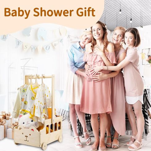 خزانة خشبية لأقفاص استحمام الأطفال بعجلات ومقبض، وسلة استحمام للأطفال مع رف تعليق، وهدايا شخصية مع لافتة إعلان وكرمة وملصقات، صندوق قفص خشبي سهل التجميع in Kuwait