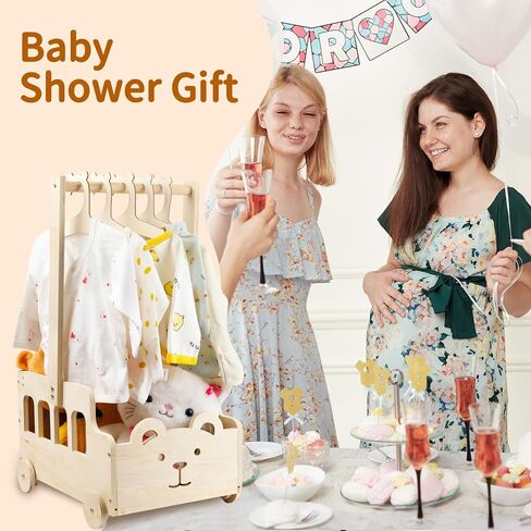 خزانة خشبية لأقفاص استحمام الأطفال بعجلات ومقبض، وسلة استحمام للأطفال مع رف تعليق، وهدايا شخصية مع لافتة إعلان وكرمة وملصقات، صندوق قفص خشبي سهل التجميع in Kuwait