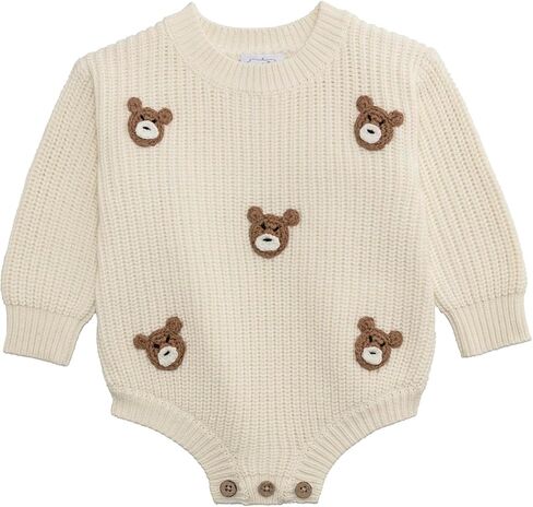 سترة طين للأطفال من الجنسين من Mud Pie Baby Bear Sweater Bubble in Kuwait