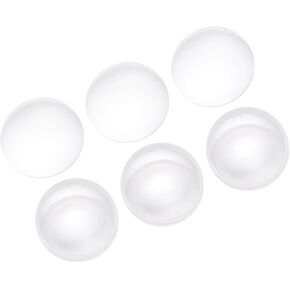 Zerodeko 6pcs Double Convex Glass Lenses Diameter Focal for Labs Convex and Concave Lenses in Saudi Arabia