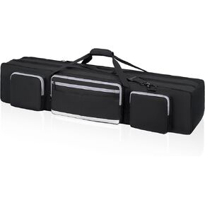 Tripod Carrying Case, Heavy Duty Tripod Bag With Padded Divider Light Stand Bag Dual Zipper Monopod Case for Monopods, Mic Stand, Tent Pole, Gear (42 In in Saudi Arabia