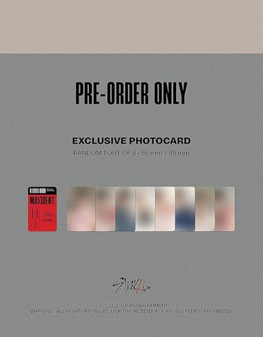 STRAY KIDS MAXIDENT ALBUM (CASE VER.- HYUNJIN)+1ea Store Gift Card K-POP SEALED in Kuwait