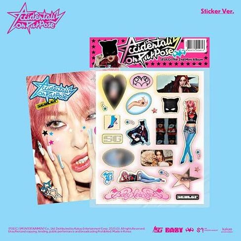 SEULGI (Red Velvet) - 2ND MINI ALBUM [Accidentally On Purpose] (Sticker Ver.) 1ea in Saudi Arabia