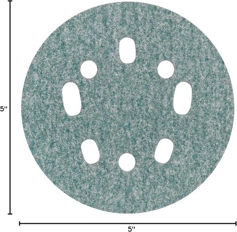 5" Norton 03223 ProSand Multi-Hole Hook & Sand Discs, 80-Grit, 10-Pack in Saudi Arabia
