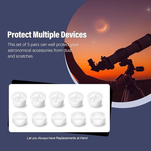 Astromania Telescope Accessory Kit Telescope - Bundle with - Dust Caps Set for 1.25" Telescope Eyepieces in Saudi Arabia