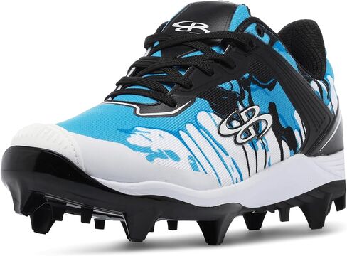 Boombah Viper Women's Molded Cleat - Graffiti Drip Pitching Toe - Multiple Color Options - Multiple Sizes in Saudi Arabia