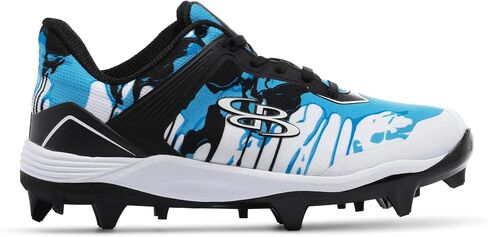 Boombah Viper Women's Molded Cleat - Graffiti Drip Pitching Toe - Multiple Color Options - Multiple Sizes in Saudi Arabia