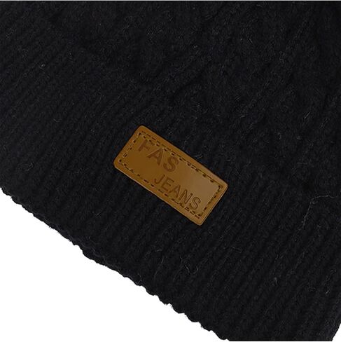 Century Star Toddler Beanie Baby Girls Winter Hat - 6-36 Months Warm Knit Pom Pom Hats for Gils Boys in Saudi Arabia