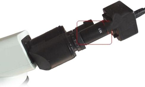 Microscope Kit 0.3X 0.4X Lens Microscope Reduction Relay C-Mount Adapter Lens Microscope Lens Adapters(0.4X) in Saudi Arabia