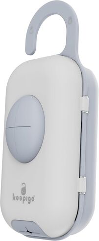 Keepigo| بيبي بلو| موزع مناديل كيس الحفاضات | منظم الحفاضات المحمول 3 في 1، حامل مناديل الأطفال مع أكياس للاستعمال مرة واحدة | أساسيات الأطفال حديثي الولادة والأطفال الصغار وهدايا السفر وحفلات استقبال المولود الجديد in Kuwait